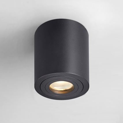 Zuma Line - LED RGBW dimbare badkamerspot 1xGU10/6W/230V IP44 černá + dálkové ovládání