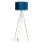 Zuma Line - Blauwe Vloerlamp INGA 1x E27 / 40 / 230V