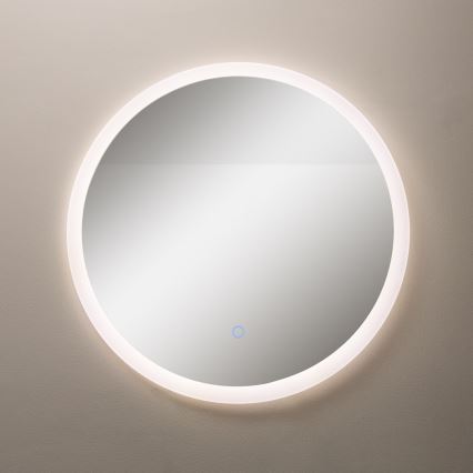 Zuma Line - LED badkamerspiegel voor wandmontage met geïntegreerde LED-achtergrondverlichting, 24W, 230V, 3000/4000/6000K, Ø 60 cm, IP44