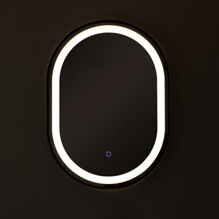 Zuma Line - LED Badkamer wand spiegel met een achtergrondverlichting LED/24W/230V 3000/4000/6000K 70x50 cm IP44 zwart