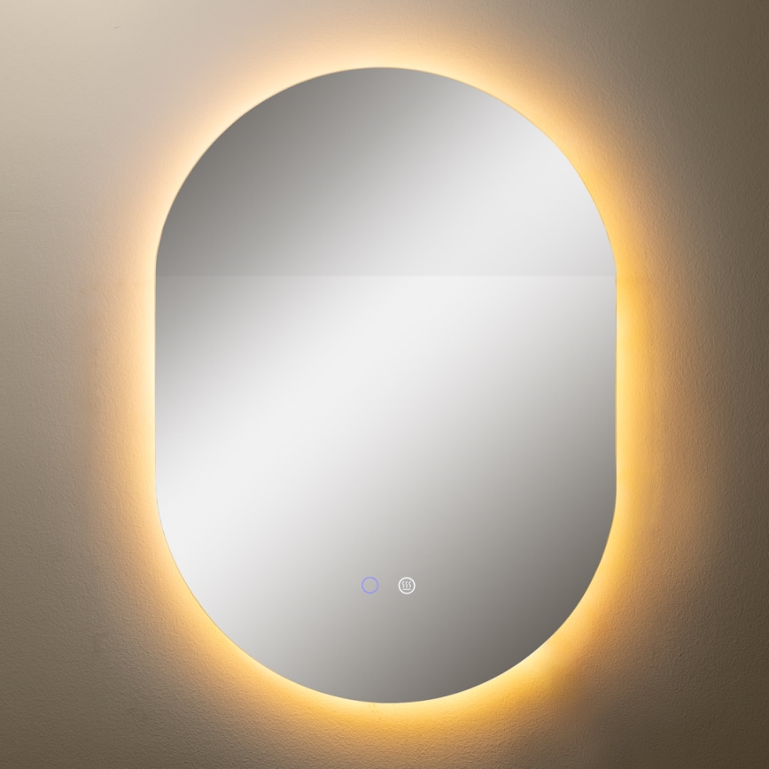 Zuma Line - LED Badkamer verwarmde wand spiegel met een achtergrondverlichting LED/24W/230V 3000/4000/6000K 70x50 cm IP44