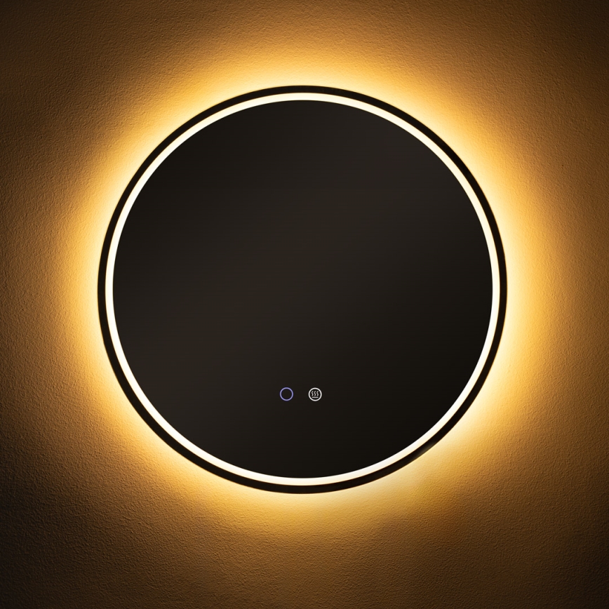 Zuma Line - LED Badkamer verwarmde wand spiegel met een achtergrondverlichting LED/24W/230V 3000/4000/6000K diameter 60 cm IP44