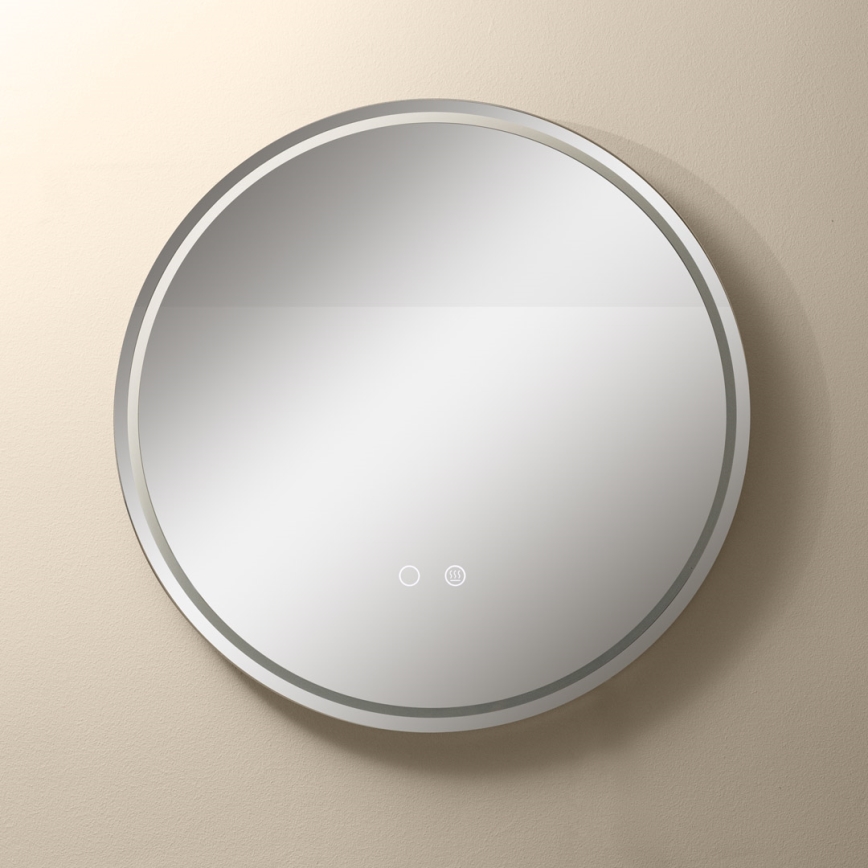 Zuma Line - LED Badkamer verwarmde wand spiegel met een achtergrondverlichting LED/24W/230V 3000/4000/6000K diameter 60 cm IP44
