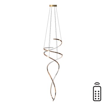 Zuma Line - Dimbare LED hanglamp aan een koord LED/68W/230V 3000/4000/6000K Roségoud + afstandsbediening