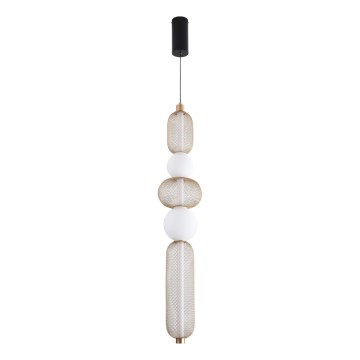 Zuma Line - Dimbare LED-kroonluchter aan kabel LED/27W/230V 3000-5700K goud + afstandsbediening