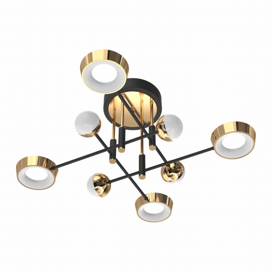 Zuma Line - dimbare LED-opbouwplafondlamp LED/60W/230V goud/zwart