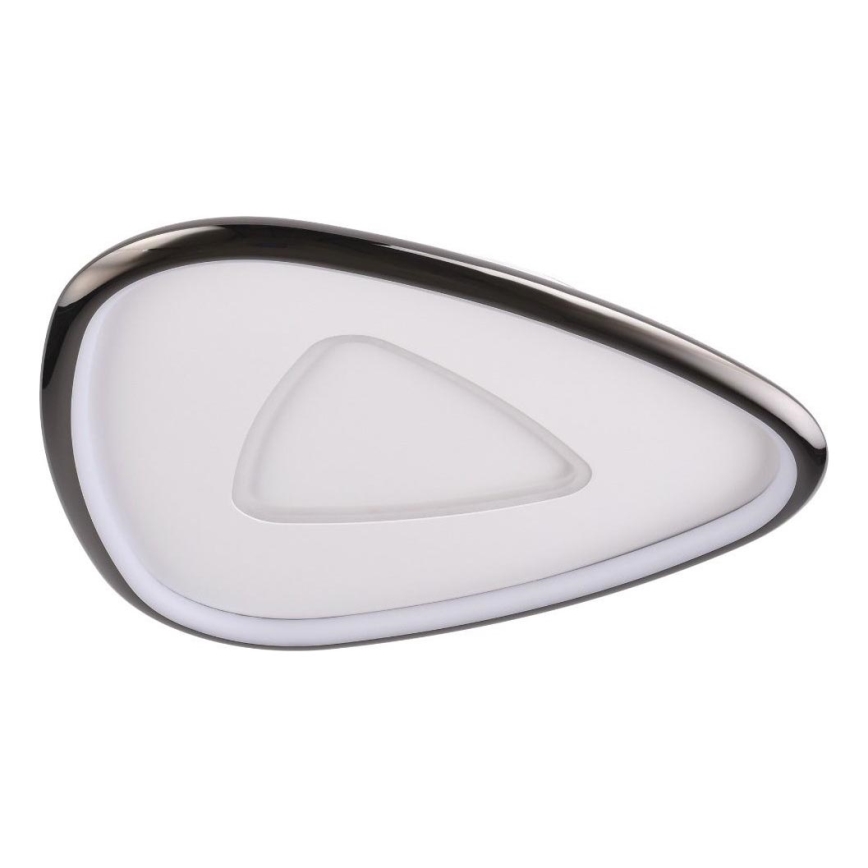 Zuma Line - Dimbare LED Plafondlamp LED/27W/230V 3000K zwart glanzend chroom