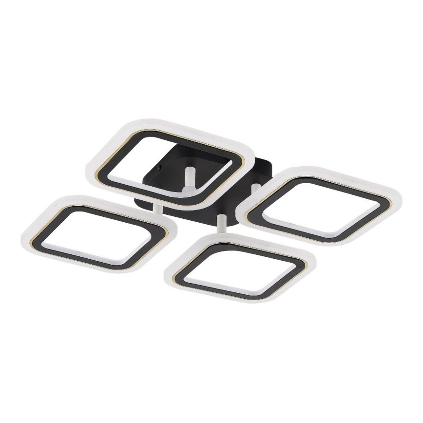 Zuma Line - Dimbare LED Plafondlamp LED/30W/230V 3000-6000K zwart + afstandsbediening
