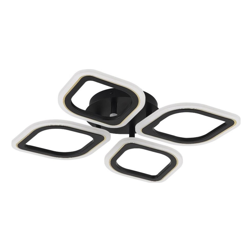 Zuma Line - Dimbare LED Plafondlamp LED/30W/230V 3000-6000K zwart + afstandsbediening