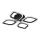 Zuma Line - Dimbare LED Plafondlamp LED/30W/230V 3000-6000K zwart + afstandsbediening