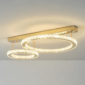 Zuma Line - Dimbare LED-plafondlamp LED/36W/230V goudkleurig