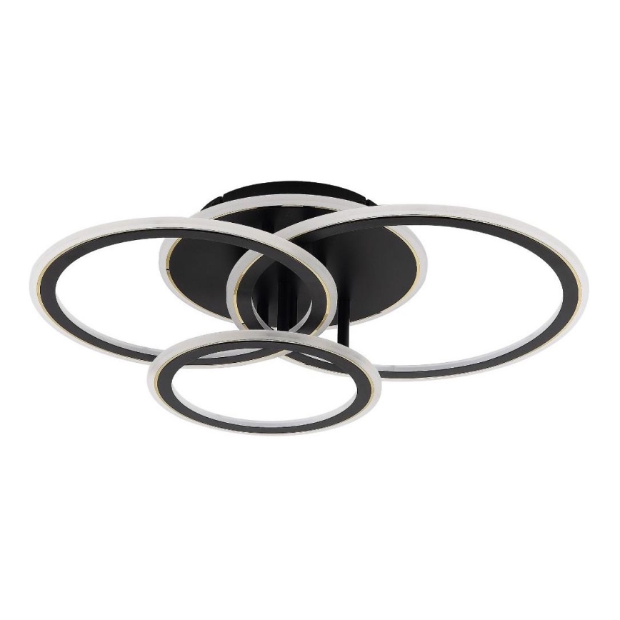 Zuma Line - Dimbare LED Plafondlamp LED/55W/230V 3000-6000K zwart + afstandsbediening