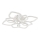 Zuma Line - Dimbare LED Plafondlamp LED/75W/230V 3000-6000K wit + afstandsbediening
