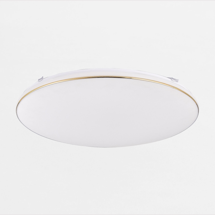 Zuma Line - Dimbare LED plafondlamp OMAR LED/48W/230V diameter 53 cm goud
