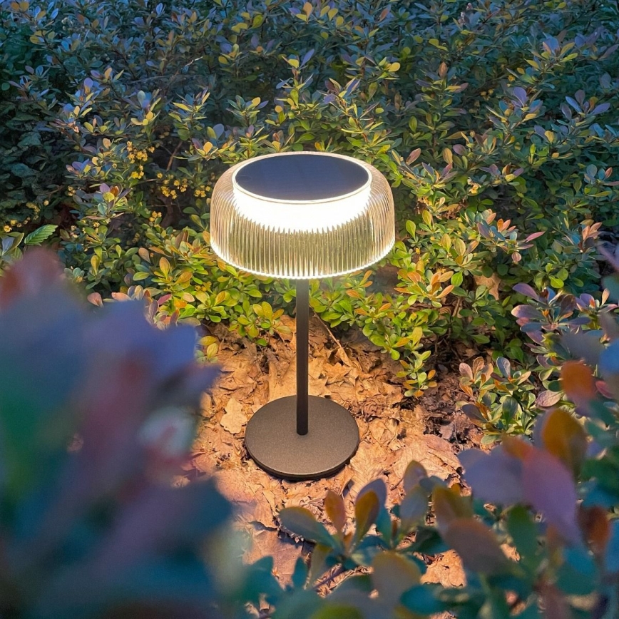 Zuma Line - LED Dimbare Solar Oplaadbare Tafellamp LED/2,5W/2000 mAh IP44 zwart