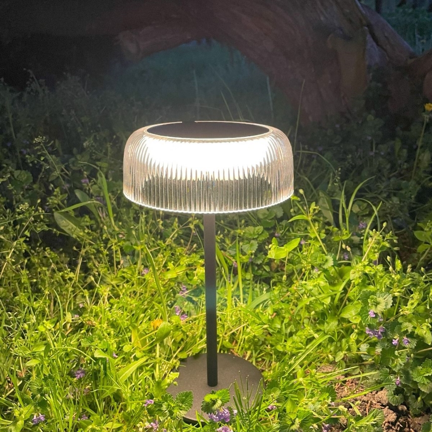 Zuma Line - LED Dimbare Solar Oplaadbare Tafellamp LED/2,5W/2000 mAh IP44 zwart