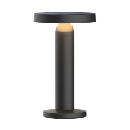 Zuma Line - LED Dimbaar zonne- oplaadbaar tafellamp LED/2W/2000 mAh IP44 zwart