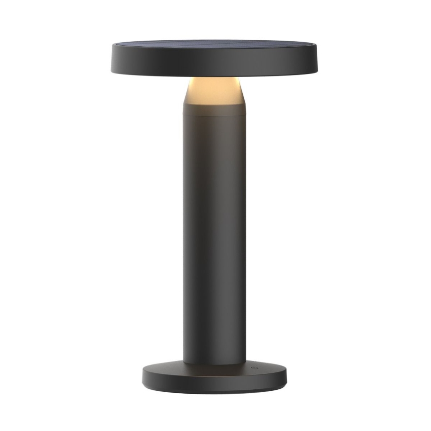 Zuma Line - LED Dimbaar zonne- oplaadbaar tafellamp LED/2W/2000 mAh IP44 zwart