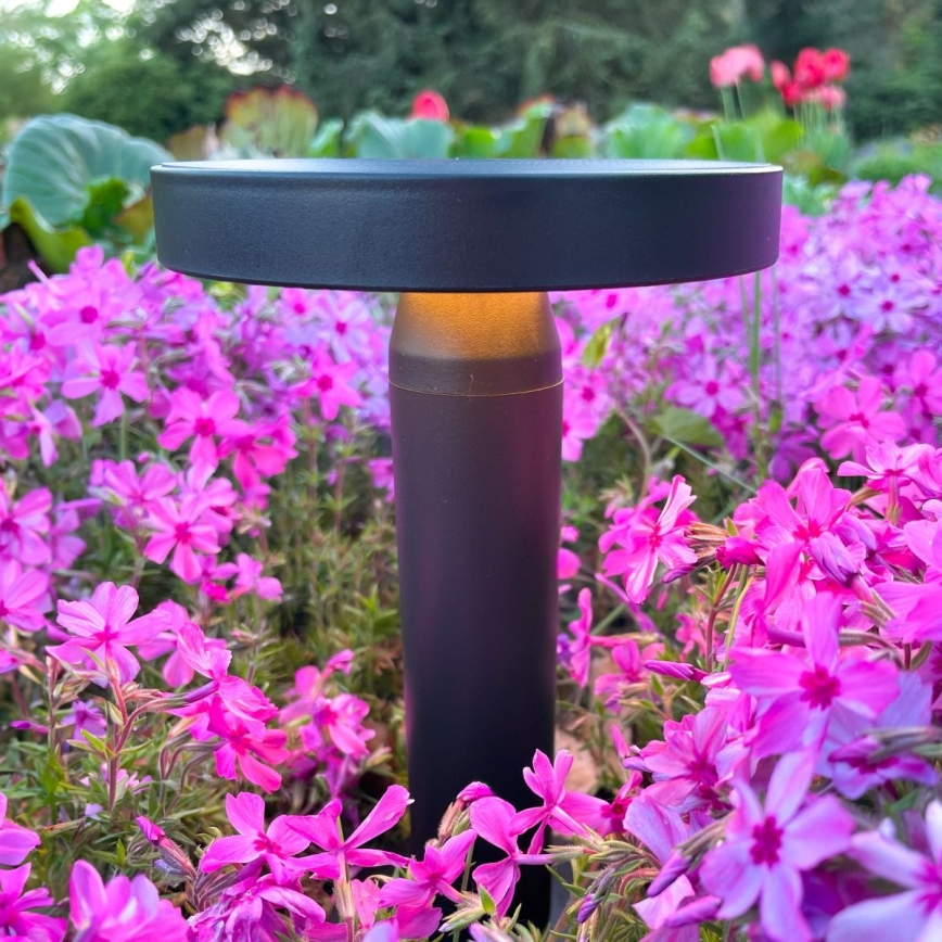 Zuma Line - LED Dimbaar zonne- oplaadbaar tafellamp LED/2W/2000 mAh IP44 zwart