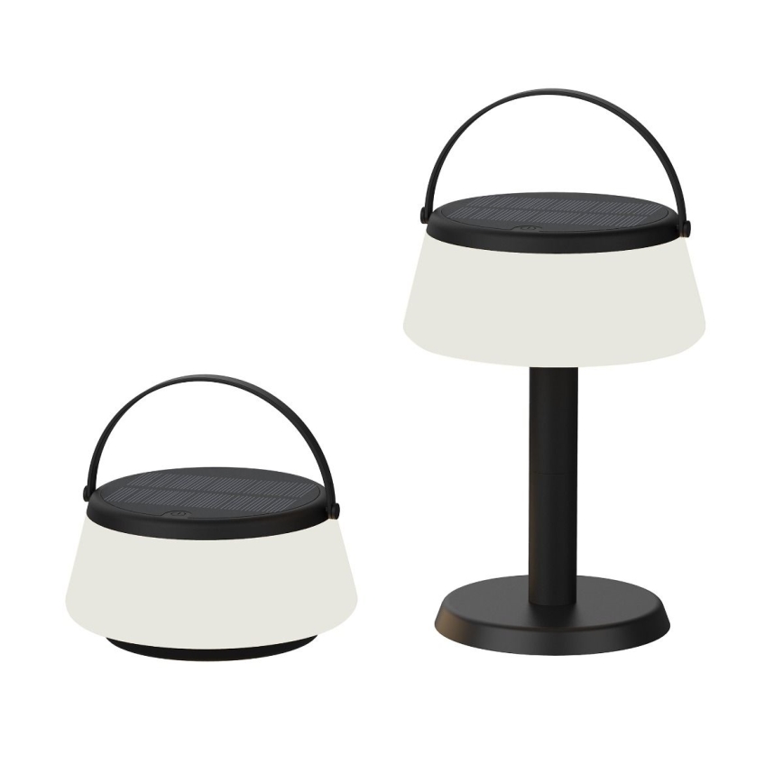 Zuma Line - LED Dimbaar zonne- oplaadbaar tafellamp LED/2,2W/2000 mAh IP44 zwart