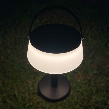 Zuma Line - LED Dimbaar zonne- oplaadbaar tafellamp LED/2,2W/2000 mAh IP44 zwart