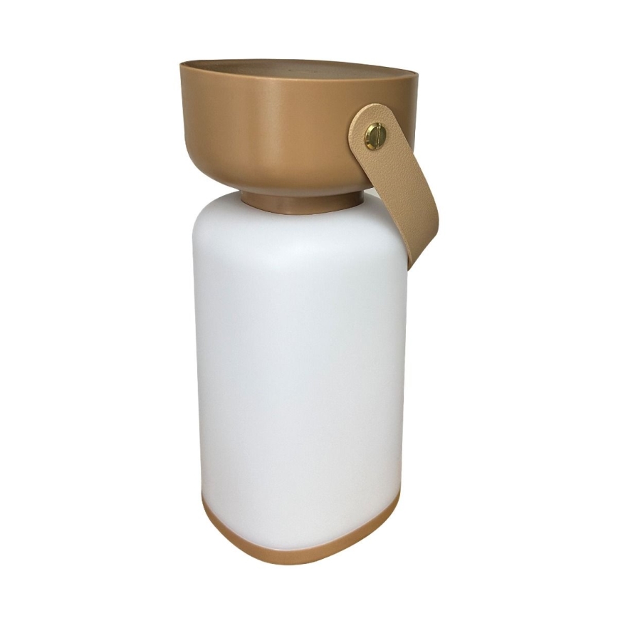 Zuma Line - LED Dimbare oplaadbare tafellamp LED/3W/1200 mAh 3000/4000/6500K IP44 bruin
