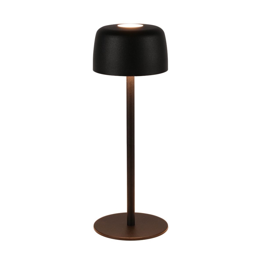 Zuma Line - LED Dimbare oplaadbare tafellamp LED/2W/1200 mAh IP44 zwart