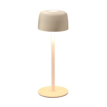 Zuma Line - LED Dimbare oplaadbare tafellamp LED/2W/1200 mAh IP44 crème