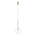 Zuma Line - Gouden hanglamp aan kabel 1xG4/2W/230V