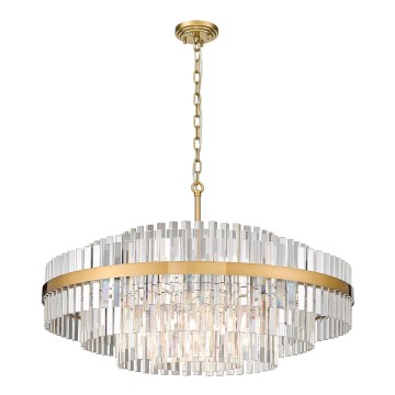 Zuma Line - Hanglamp aan een ketting 16xG9/28W/230V diameter 80 cm goud