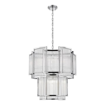 Zuma Line - Hanglamp aan een ketting 8xE14/60W/230V glanzend chroom