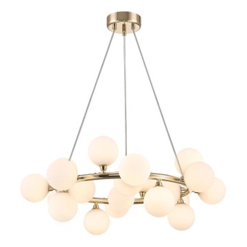 Zuma Line - Hanglamp aan een koord 20xG9/28W/230V goud