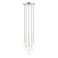 Zuma Line - Hanglamp aan een koord 7xG9/4W/230V goud