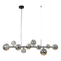 Zuma Line - Hanglamp aan kabel 10xG9/8W/230V zwart/rookzwart