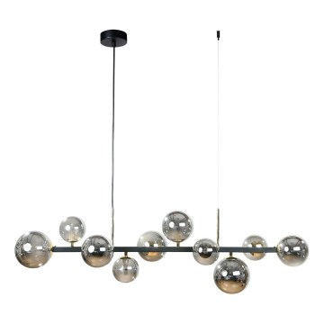 Zuma Line - Hanglamp aan kabel 10xG9/8W/230V zwart/rookzwart
