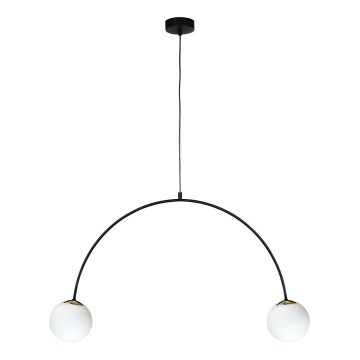 Zuma Line - Hanglamp met kabel 2xE14/10W/230V zwart