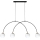 Zuma Line - Hanglamp met kabel 4xE14/10W/230V zwart