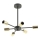 Zuma Line - Hanglamp met vaste pendel 6xE27/40W/230V zwart/goud