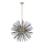 Zuma Line - Hanglamp met vaste pendel 9xG9/42W/230V goud/zwart