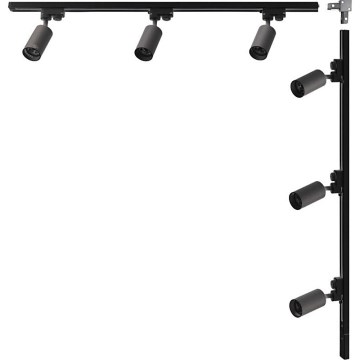 Zuma Line - Inbouwspot in het 6xGU10/35W/230V railsysteem zwart