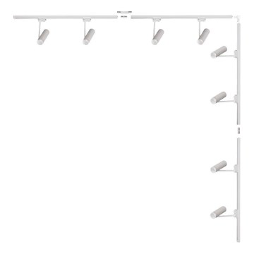 Zuma Line - Inbouwspot in railsysteem 8xGU10/35W/230V wit