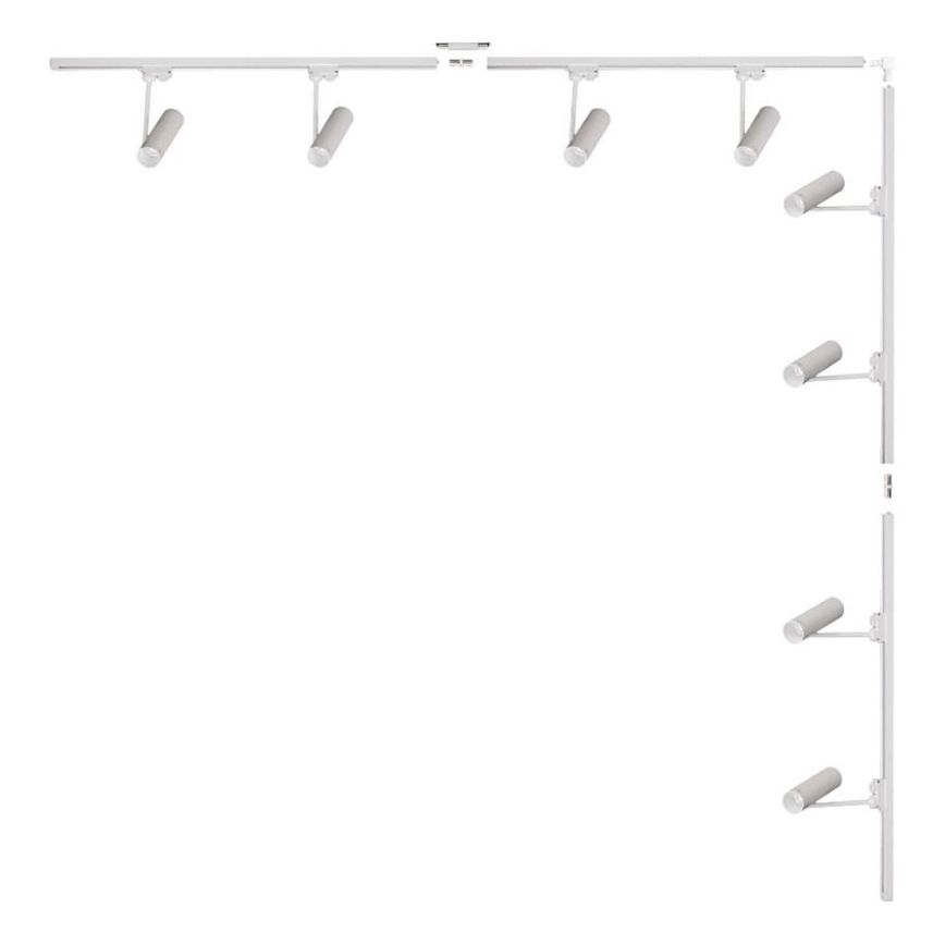 Zuma Line - Inbouwspot in railsysteem 8xGU10/35W/230V wit