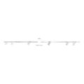 Zuma Line - Inbouwspot voor railsysteem 6xGU10/10W/230V wit + railaccessoires