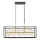Zuma Line - Kristallen hanglamp aan een ketting 6xG9/33W/230V zwart/goud