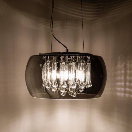 Zuma Line - Kristallen hanglamp aan een koord CRYSTAL 6x G9 / 42W / 230V