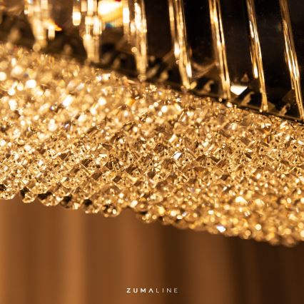 Zuma Line - Kristallen hanglamp aan een koord PRINCE 6x G9 / 42W / 230V