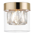 Zuma Line - Kristallen plafondlamp 1xG9/28W/230V goudkleurig