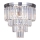 Zuma Line - Kristallen plafondlamp 5xE14/40W/230V glanzend chroom