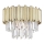 Zuma Line - Kristallen plafondlamp 5xE14/40W/230V goudkleurig