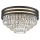 Zuma Line - Kristallen plafondlamp 5xE14/40W/230V zwart
